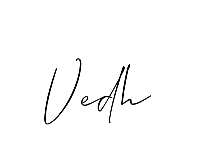 Here are the top 10 professional signature styles for the name Vedh. These are the best autograph styles you can use for your name. Vedh signature style 2 images and pictures png