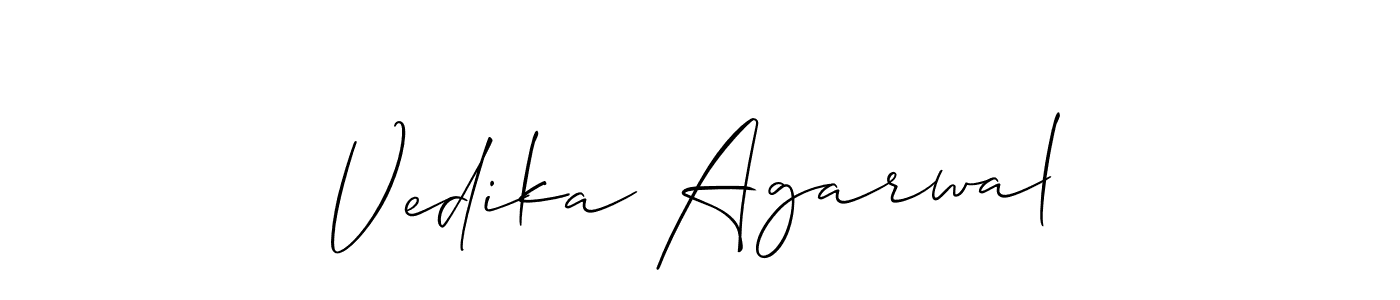 Once you've used our free online signature maker to create your best signature Allison_Script style, it's time to enjoy all of the benefits that Vedika Agarwal name signing documents. Vedika Agarwal signature style 2 images and pictures png