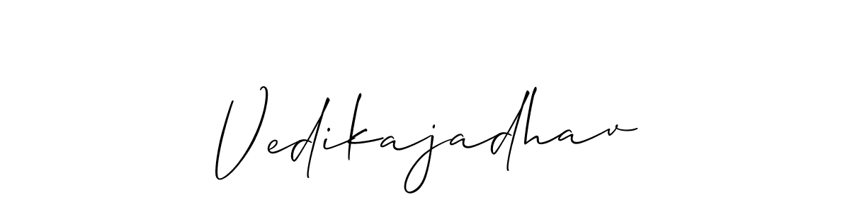 See photos of Vedikajadhav official signature by Spectra . Check more albums & portfolios. Read reviews & check more about Allison_Script font. Vedikajadhav signature style 2 images and pictures png