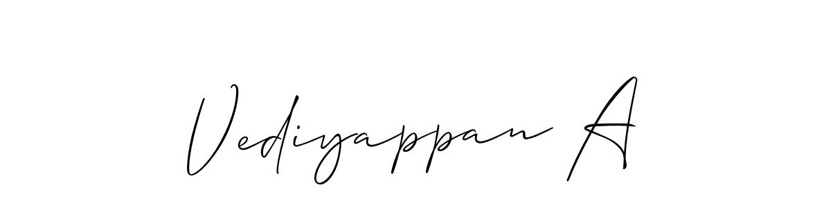 See photos of Vediyappan A official signature by Spectra . Check more albums & portfolios. Read reviews & check more about Allison_Script font. Vediyappan A signature style 2 images and pictures png