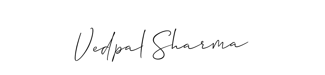 You can use this online signature creator to create a handwritten signature for the name Vedpal Sharma. This is the best online autograph maker. Vedpal Sharma signature style 2 images and pictures png