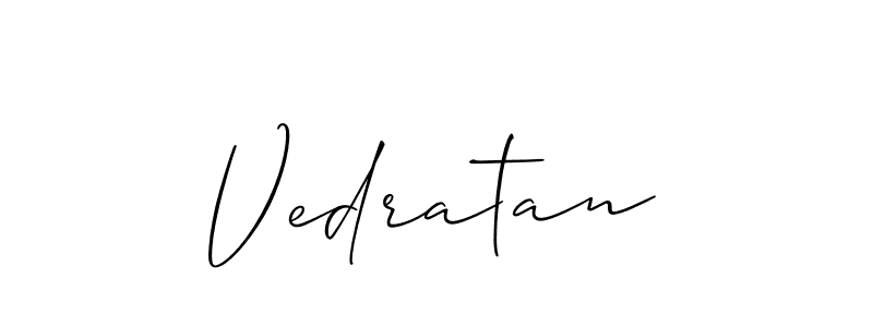 Also we have Vedratan name is the best signature style. Create professional handwritten signature collection using Allison_Script autograph style. Vedratan signature style 2 images and pictures png