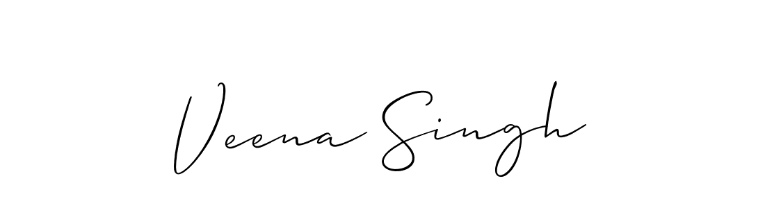 if you are searching for the best signature style for your name Veena Singh. so please give up your signature search. here we have designed multiple signature styles  using Allison_Script. Veena Singh signature style 2 images and pictures png