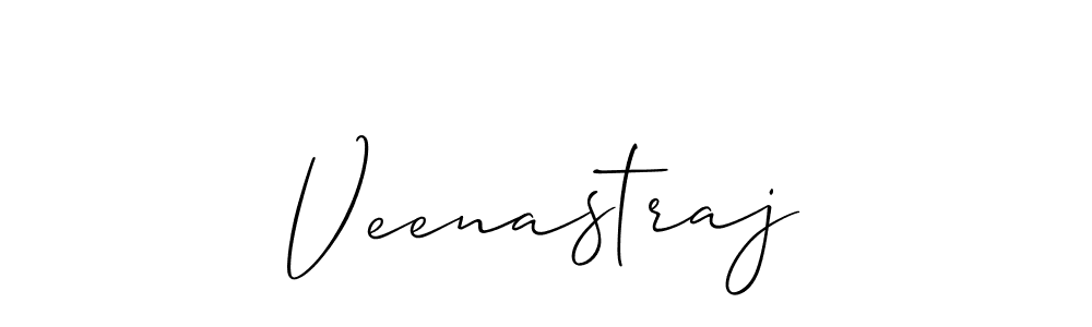 It looks lik you need a new signature style for name Veenastraj. Design unique handwritten (Allison_Script) signature with our free signature maker in just a few clicks. Veenastraj signature style 2 images and pictures png