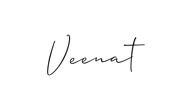 Make a beautiful signature design for name Veenat. Use this online signature maker to create a handwritten signature for free. Veenat signature style 2 images and pictures png