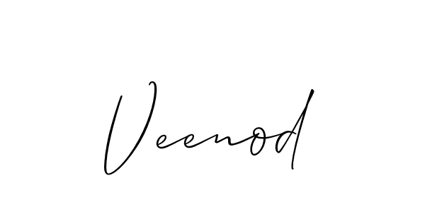Also You can easily find your signature by using the search form. We will create Veenod name handwritten signature images for you free of cost using Allison_Script sign style. Veenod signature style 2 images and pictures png