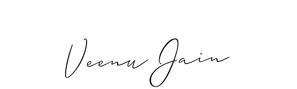 You should practise on your own different ways (Allison_Script) to write your name (Veenu Jain) in signature. don't let someone else do it for you. Veenu Jain signature style 2 images and pictures png