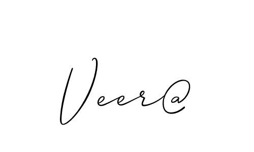 How to make Veer@ name signature. Use Allison_Script style for creating short signs online. This is the latest handwritten sign. Veer@ signature style 2 images and pictures png