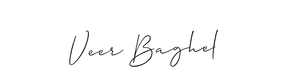 Veer Baghel stylish signature style. Best Handwritten Sign (Allison_Script) for my name. Handwritten Signature Collection Ideas for my name Veer Baghel. Veer Baghel signature style 2 images and pictures png