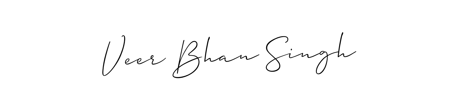 You should practise on your own different ways (Allison_Script) to write your name (Veer Bhan Singh) in signature. don't let someone else do it for you. Veer Bhan Singh signature style 2 images and pictures png