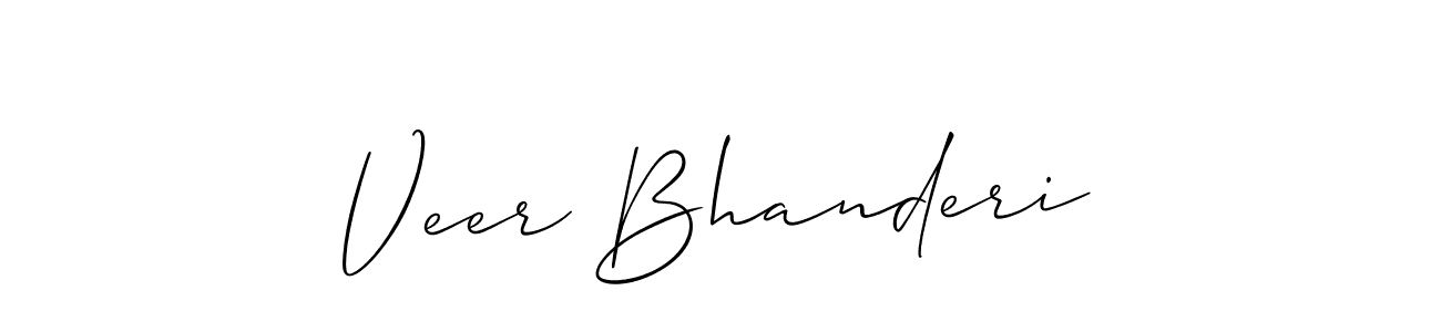 Make a short Veer Bhanderi signature style. Manage your documents anywhere anytime using Allison_Script. Create and add eSignatures, submit forms, share and send files easily. Veer Bhanderi signature style 2 images and pictures png