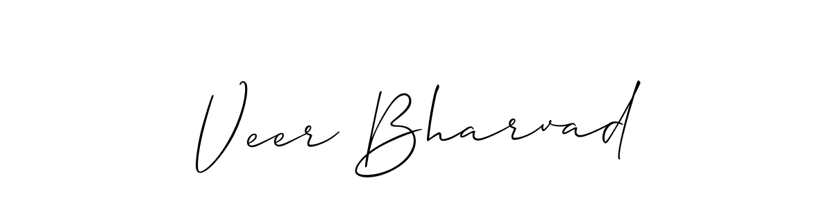 Make a beautiful signature design for name Veer Bharvad. Use this online signature maker to create a handwritten signature for free. Veer Bharvad signature style 2 images and pictures png