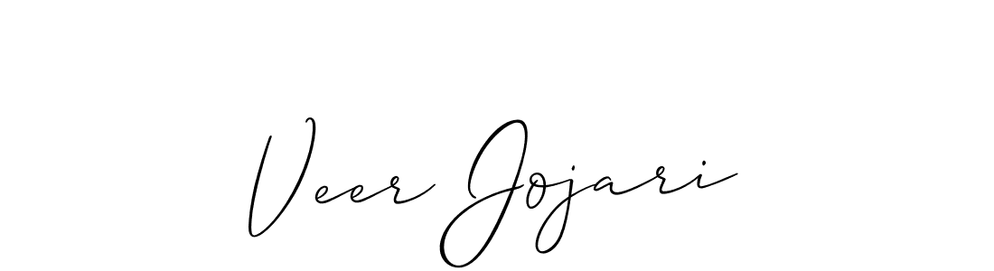 It looks lik you need a new signature style for name Veer Jojari. Design unique handwritten (Allison_Script) signature with our free signature maker in just a few clicks. Veer Jojari signature style 2 images and pictures png