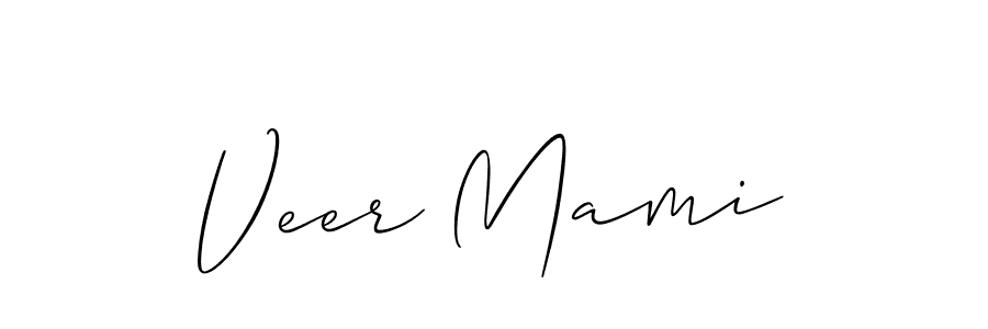 Make a short Veer Mami signature style. Manage your documents anywhere anytime using Allison_Script. Create and add eSignatures, submit forms, share and send files easily. Veer Mami signature style 2 images and pictures png