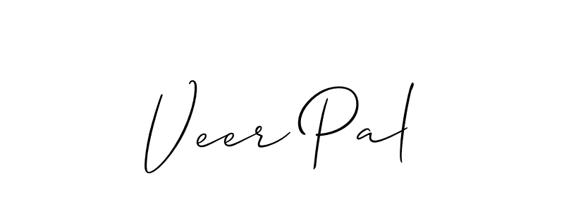 Design your own signature with our free online signature maker. With this signature software, you can create a handwritten (Allison_Script) signature for name Veer Pal. Veer Pal signature style 2 images and pictures png