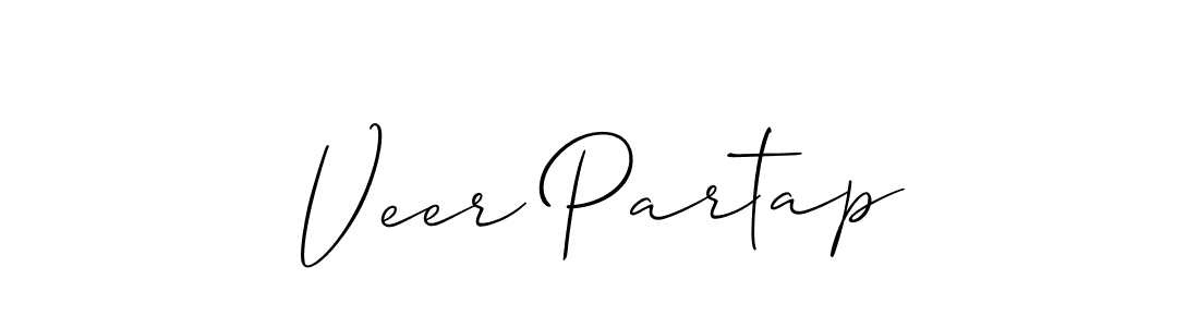 How to make Veer Partap signature? Allison_Script is a professional autograph style. Create handwritten signature for Veer Partap name. Veer Partap signature style 2 images and pictures png
