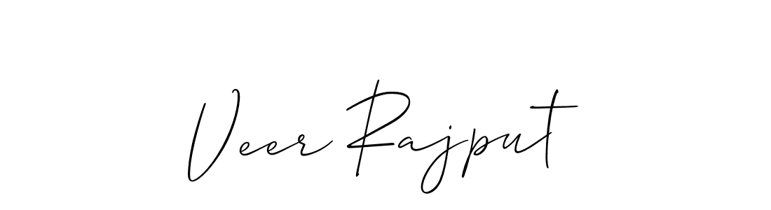 How to make Veer Rajput signature? Allison_Script is a professional autograph style. Create handwritten signature for Veer Rajput name. Veer Rajput signature style 2 images and pictures png