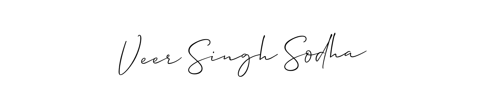 Make a beautiful signature design for name Veer Singh Sodha. Use this online signature maker to create a handwritten signature for free. Veer Singh Sodha signature style 2 images and pictures png