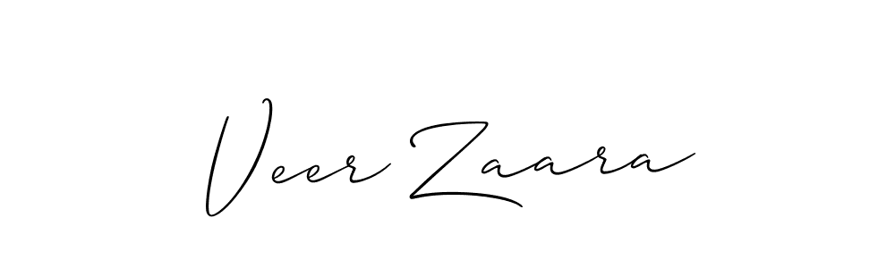 Similarly Allison_Script is the best handwritten signature design. Signature creator online .You can use it as an online autograph creator for name Veer Zaara. Veer Zaara signature style 2 images and pictures png