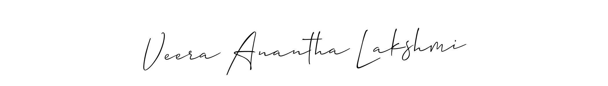 You should practise on your own different ways (Allison_Script) to write your name (Veera Anantha Lakshmi) in signature. don't let someone else do it for you. Veera Anantha Lakshmi signature style 2 images and pictures png