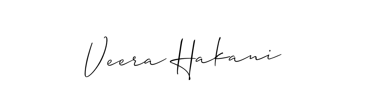 How to Draw Veera Hakani signature style? Allison_Script is a latest design signature styles for name Veera Hakani. Veera Hakani signature style 2 images and pictures png