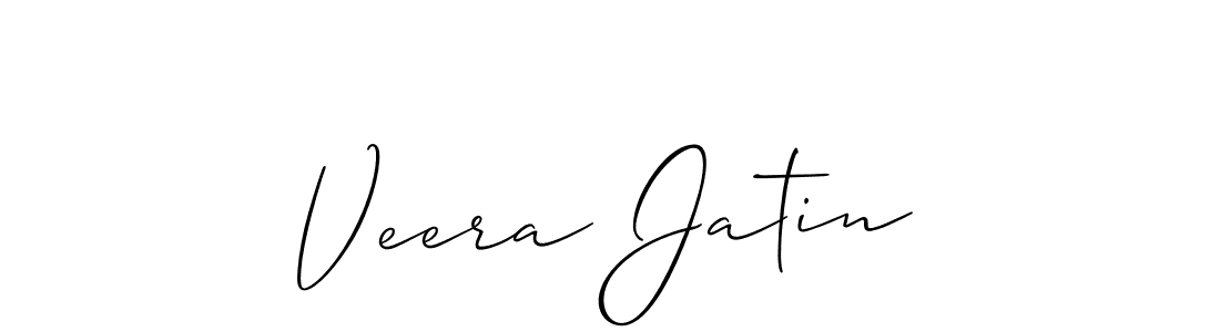 Also You can easily find your signature by using the search form. We will create Veera Jatin name handwritten signature images for you free of cost using Allison_Script sign style. Veera Jatin signature style 2 images and pictures png