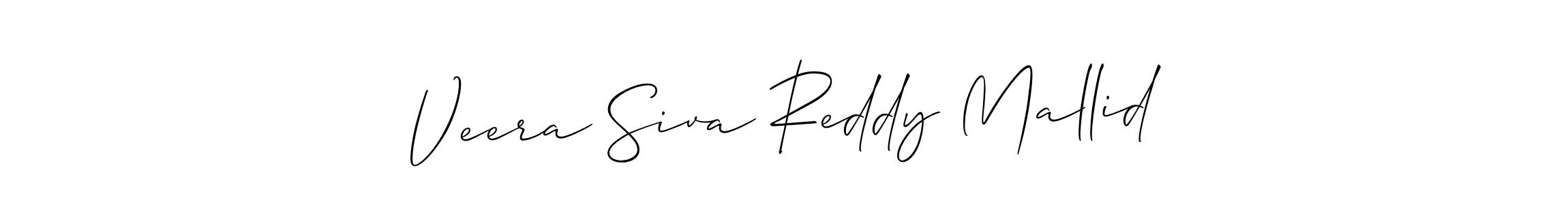 It looks lik you need a new signature style for name Veera Siva Reddy Mallid. Design unique handwritten (Allison_Script) signature with our free signature maker in just a few clicks. Veera Siva Reddy Mallid signature style 2 images and pictures png