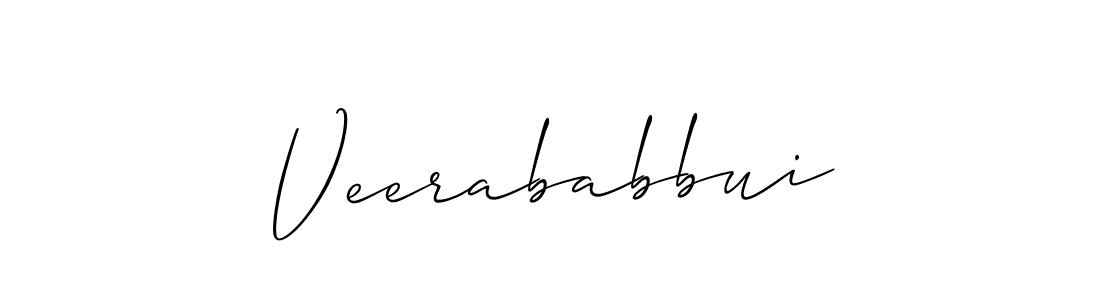 Also You can easily find your signature by using the search form. We will create Veerababbui name handwritten signature images for you free of cost using Allison_Script sign style. Veerababbui signature style 2 images and pictures png