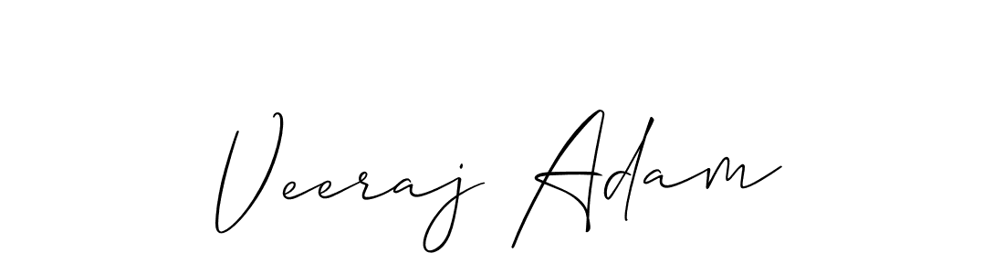 Design your own signature with our free online signature maker. With this signature software, you can create a handwritten (Allison_Script) signature for name Veeraj Adam. Veeraj Adam signature style 2 images and pictures png