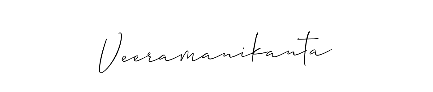 Also You can easily find your signature by using the search form. We will create Veeramanikanta name handwritten signature images for you free of cost using Allison_Script sign style. Veeramanikanta signature style 2 images and pictures png