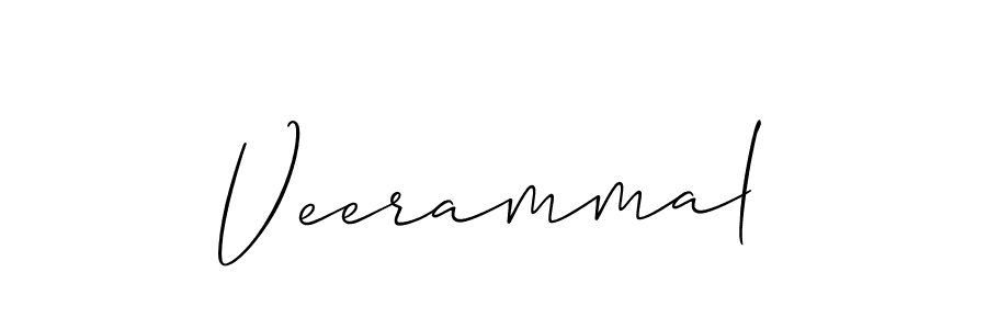 Allison_Script is a professional signature style that is perfect for those who want to add a touch of class to their signature. It is also a great choice for those who want to make their signature more unique. Get Veerammal name to fancy signature for free. Veerammal signature style 2 images and pictures png