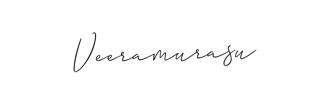 Create a beautiful signature design for name Veeramurasu. With this signature (Allison_Script) fonts, you can make a handwritten signature for free. Veeramurasu signature style 2 images and pictures png