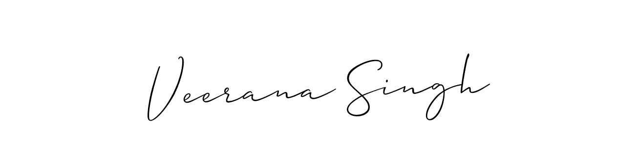 Make a short Veerana Singh signature style. Manage your documents anywhere anytime using Allison_Script. Create and add eSignatures, submit forms, share and send files easily. Veerana Singh signature style 2 images and pictures png