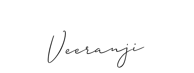 Make a beautiful signature design for name Veeranji. Use this online signature maker to create a handwritten signature for free. Veeranji signature style 2 images and pictures png