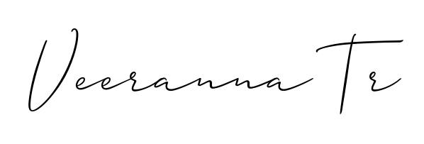 Stand out with a creative autograph for Veeranna Tr. The Allison_Script styling blends modern aesthetics with classic signature flourishes. Veeranna Tr signature style 2 images and pictures png