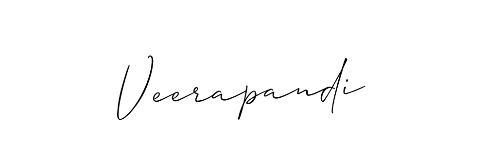 Also we have Veerapandi name is the best signature style. Create professional handwritten signature collection using Allison_Script autograph style. Veerapandi signature style 2 images and pictures png