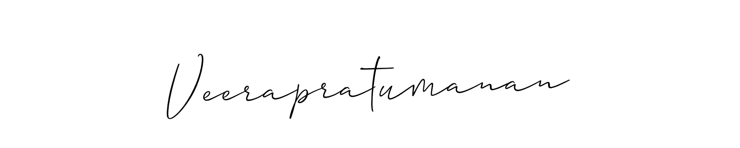 Also we have Veerapratumanan name is the best signature style. Create professional handwritten signature collection using Allison_Script autograph style. Veerapratumanan signature style 2 images and pictures png