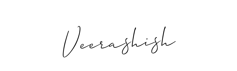 Also we have Veerashish name is the best signature style. Create professional handwritten signature collection using Allison_Script autograph style. Veerashish signature style 2 images and pictures png