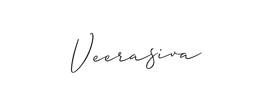 if you are searching for the best signature style for your name Veerasiva. so please give up your signature search. here we have designed multiple signature styles  using Allison_Script. Veerasiva signature style 2 images and pictures png