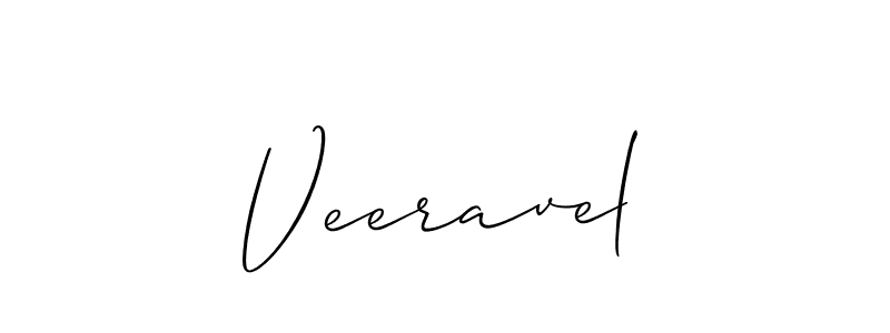 Make a beautiful signature design for name Veeravel. With this signature (Allison_Script) style, you can create a handwritten signature for free. Veeravel signature style 2 images and pictures png