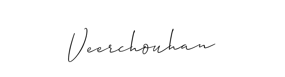 It looks lik you need a new signature style for name Veerchouhan. Design unique handwritten (Allison_Script) signature with our free signature maker in just a few clicks. Veerchouhan signature style 2 images and pictures png