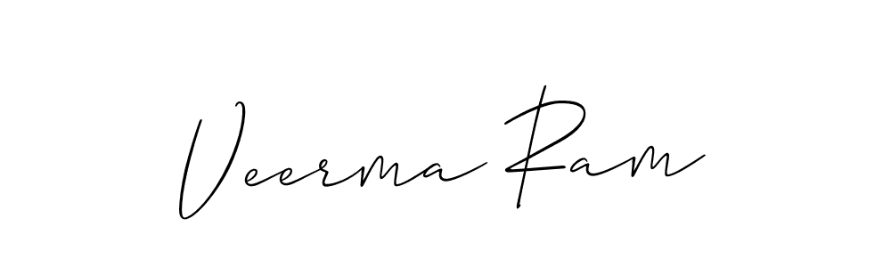 Make a beautiful signature design for name Veerma Ram. With this signature (Allison_Script) style, you can create a handwritten signature for free. Veerma Ram signature style 2 images and pictures png