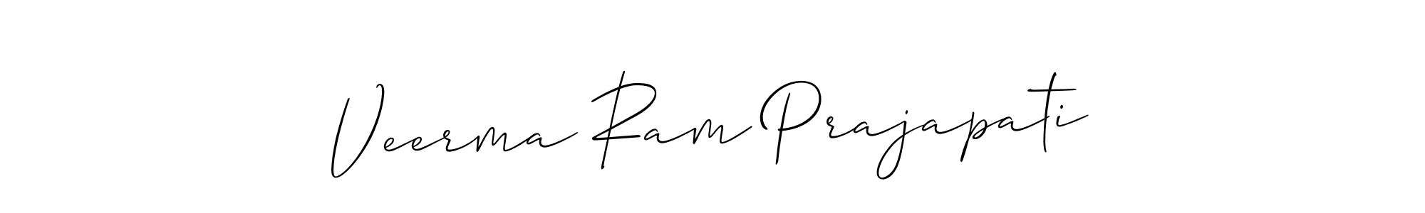 Make a beautiful signature design for name Veerma Ram Prajapati. Use this online signature maker to create a handwritten signature for free. Veerma Ram Prajapati signature style 2 images and pictures png