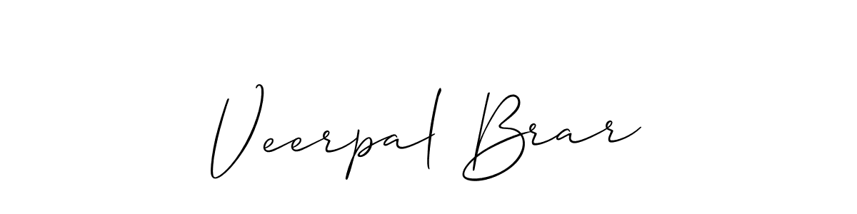 Similarly Allison_Script is the best handwritten signature design. Signature creator online .You can use it as an online autograph creator for name Veerpal Brar. Veerpal Brar signature style 2 images and pictures png