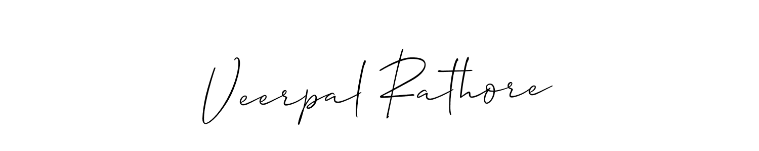 It looks lik you need a new signature style for name Veerpal Rathore. Design unique handwritten (Allison_Script) signature with our free signature maker in just a few clicks. Veerpal Rathore signature style 2 images and pictures png