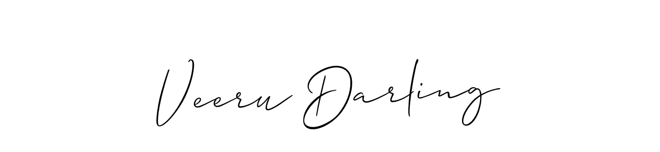 How to make Veeru Darling signature? Allison_Script is a professional autograph style. Create handwritten signature for Veeru Darling name. Veeru Darling signature style 2 images and pictures png