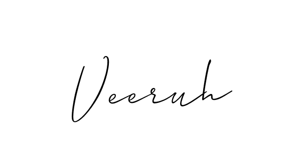 You should practise on your own different ways (Allison_Script) to write your name (Veeruh) in signature. don't let someone else do it for you. Veeruh signature style 2 images and pictures png