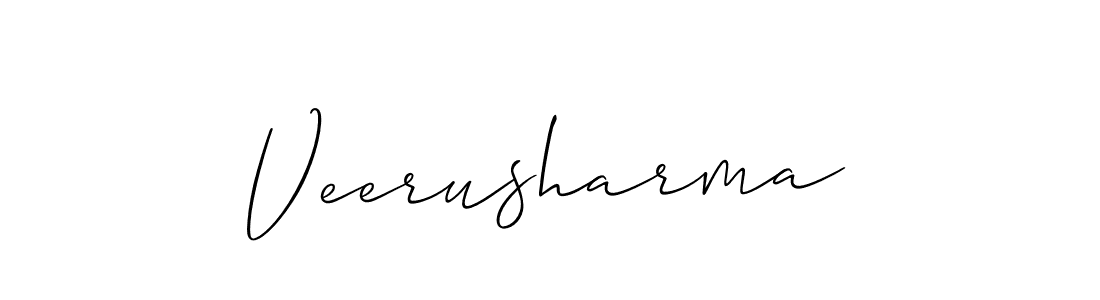 It looks lik you need a new signature style for name Veerusharma. Design unique handwritten (Allison_Script) signature with our free signature maker in just a few clicks. Veerusharma signature style 2 images and pictures png