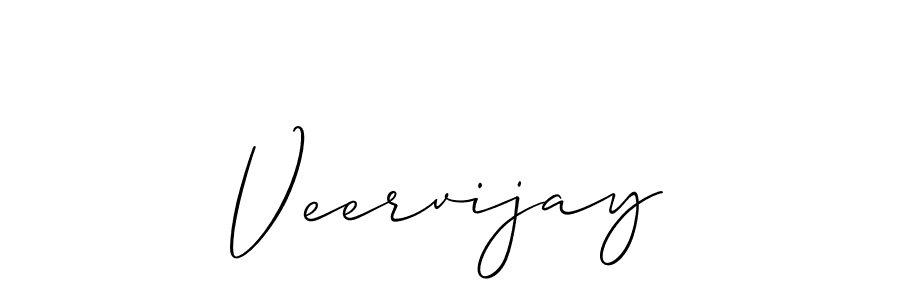 The best way (Allison_Script) to make a short signature is to pick only two or three words in your name. The name Veervijay include a total of six letters. For converting this name. Veervijay signature style 2 images and pictures png
