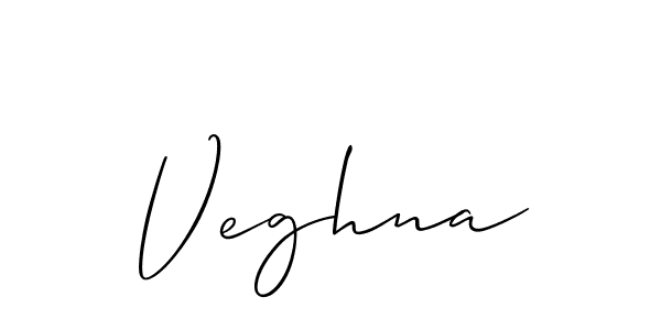 How to make Veghna signature? Allison_Script is a professional autograph style. Create handwritten signature for Veghna name. Veghna signature style 2 images and pictures png